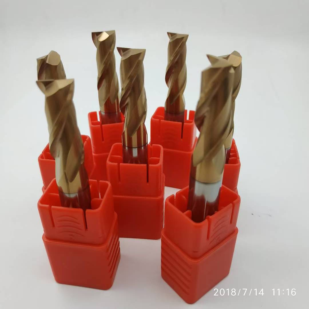 Solid Carbide HRC55 Two Flutes Square End Mills